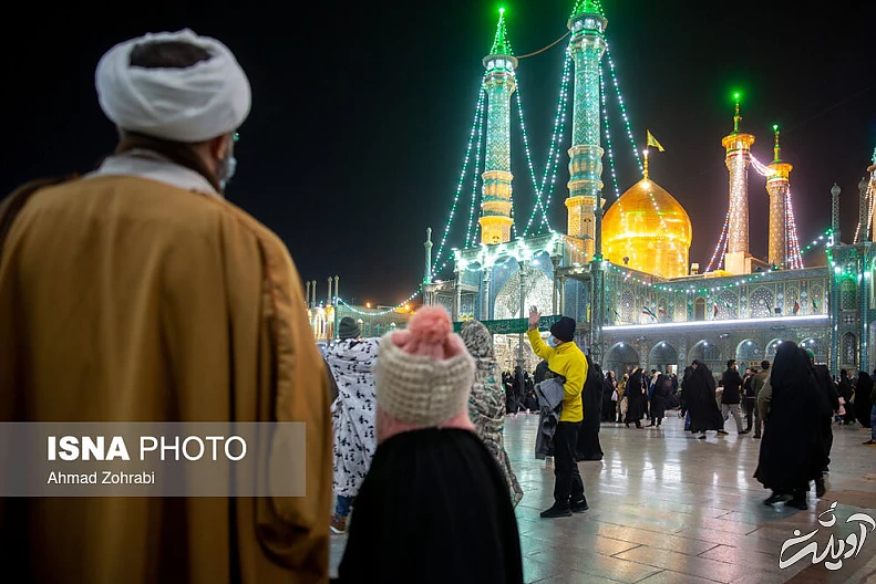 (تصاویر) شب آرزو‌ها در حرم حضرت فاطمه معصومه(س)